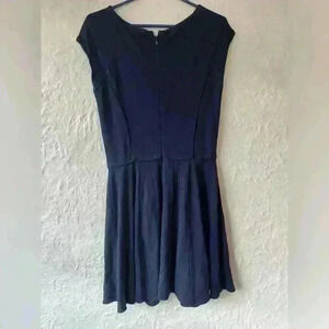 Eliza J Royal Collection Dress women’s fit and flare, navy blue dress;; size 8